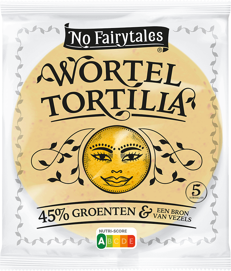 No Fairytales worteltortilla